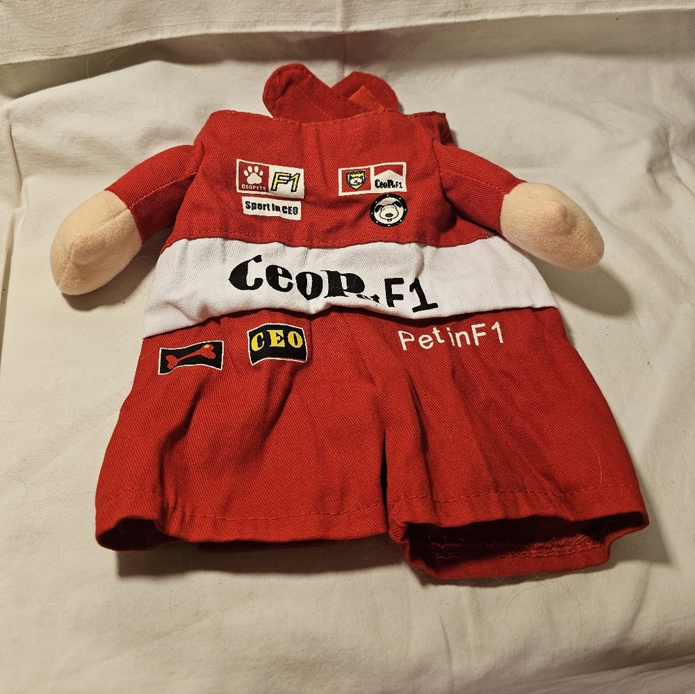 Petitebella Red Racer Puppy Dog Costume